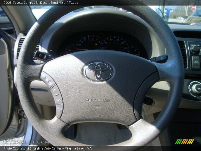 Desert Sand Mica / Taupe 2005 Toyota Camry LE