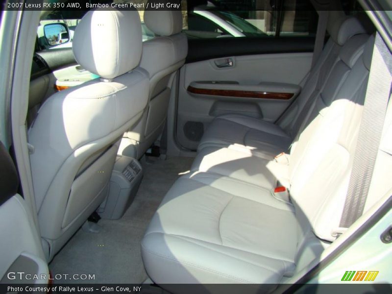 Bamboo Green Pearl / Light Gray 2007 Lexus RX 350 AWD