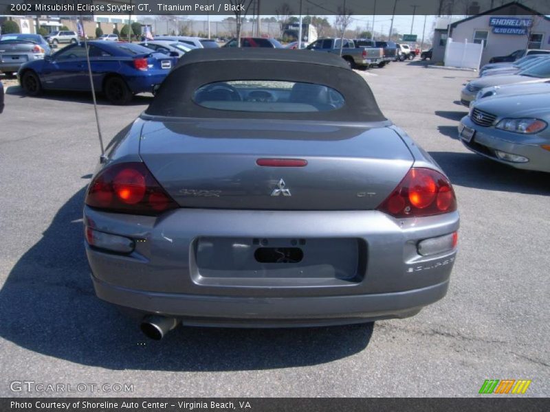 Titanium Pearl / Black 2002 Mitsubishi Eclipse Spyder GT