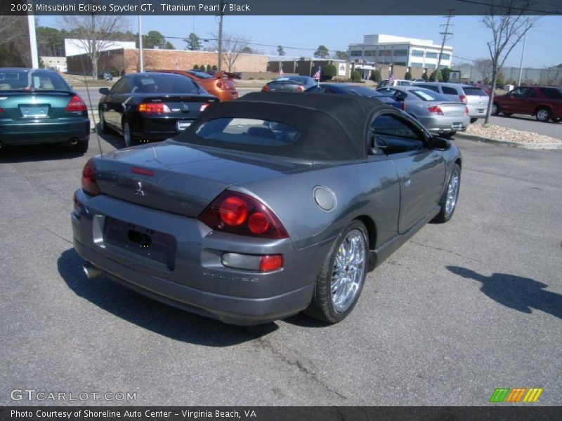 Titanium Pearl / Black 2002 Mitsubishi Eclipse Spyder GT