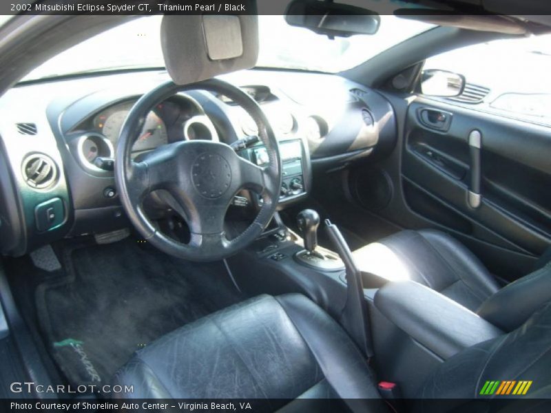 Titanium Pearl / Black 2002 Mitsubishi Eclipse Spyder GT