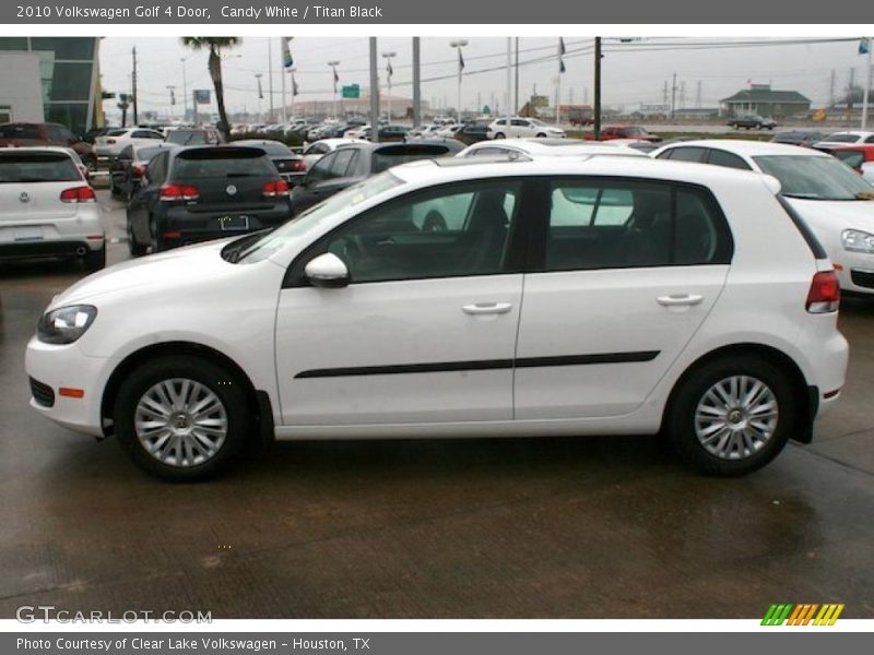 Candy White / Titan Black 2010 Volkswagen Golf 4 Door