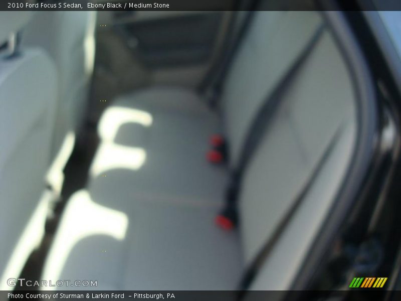Ebony Black / Medium Stone 2010 Ford Focus S Sedan
