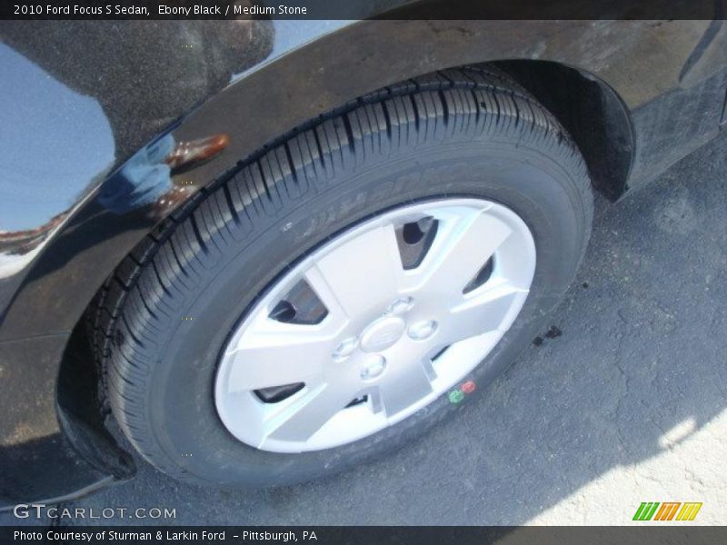 Ebony Black / Medium Stone 2010 Ford Focus S Sedan