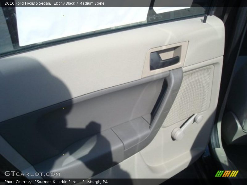 Ebony Black / Medium Stone 2010 Ford Focus S Sedan