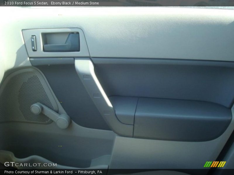 Ebony Black / Medium Stone 2010 Ford Focus S Sedan