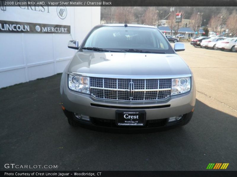 Vapor Silver Metallic / Charcoal Black 2008 Lincoln MKX AWD