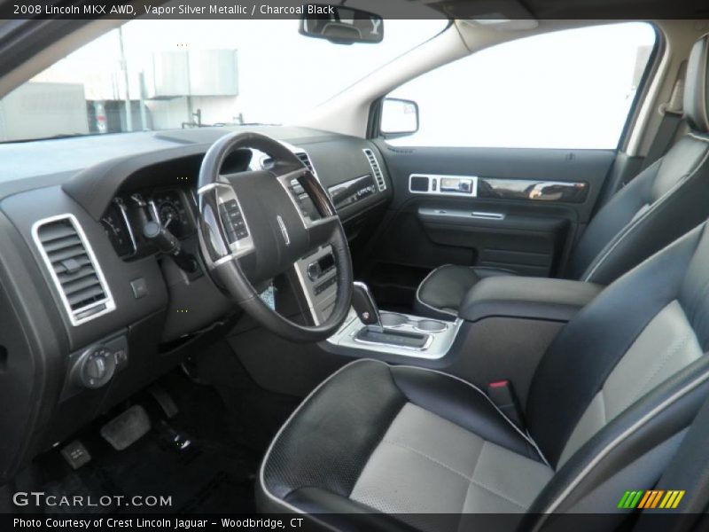 Vapor Silver Metallic / Charcoal Black 2008 Lincoln MKX AWD