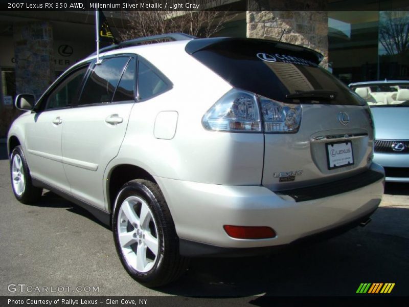 Millennium Silver Metallic / Light Gray 2007 Lexus RX 350 AWD
