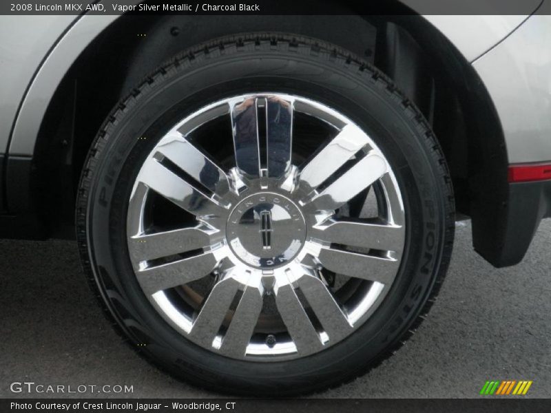 Vapor Silver Metallic / Charcoal Black 2008 Lincoln MKX AWD