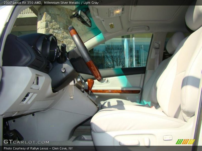 Millennium Silver Metallic / Light Gray 2007 Lexus RX 350 AWD