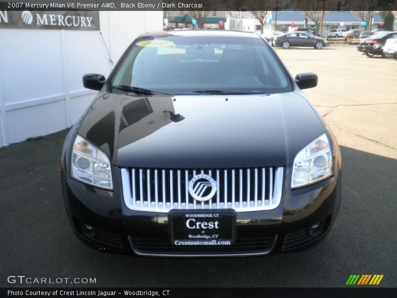 Black Ebony / Dark Charcoal 2007 Mercury Milan V6 Premier AWD