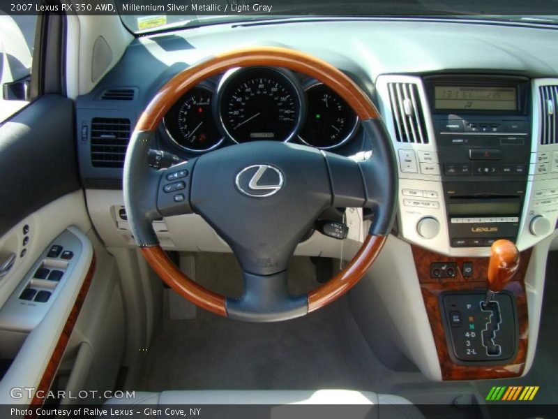 Millennium Silver Metallic / Light Gray 2007 Lexus RX 350 AWD