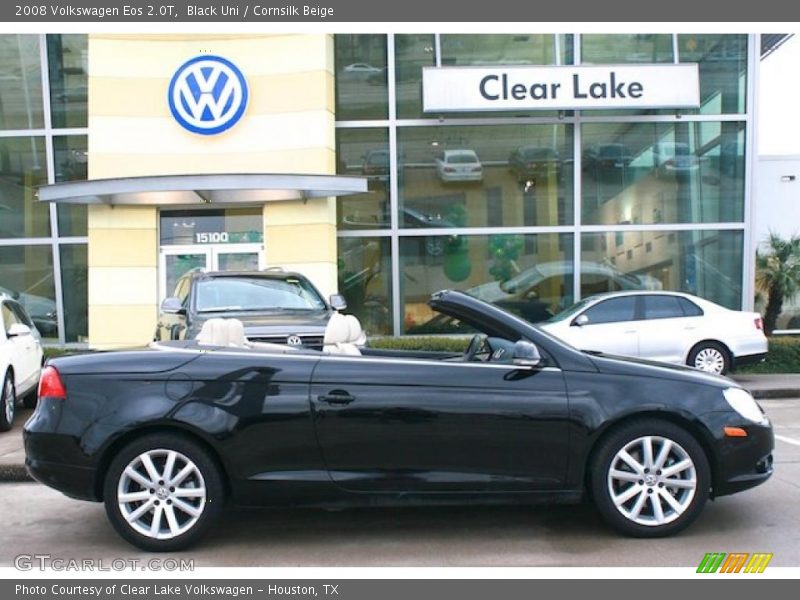 Black Uni / Cornsilk Beige 2008 Volkswagen Eos 2.0T