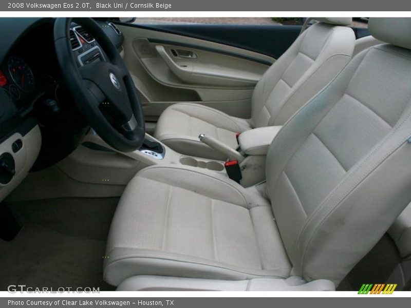 Black Uni / Cornsilk Beige 2008 Volkswagen Eos 2.0T