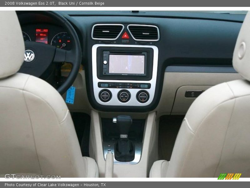 Black Uni / Cornsilk Beige 2008 Volkswagen Eos 2.0T