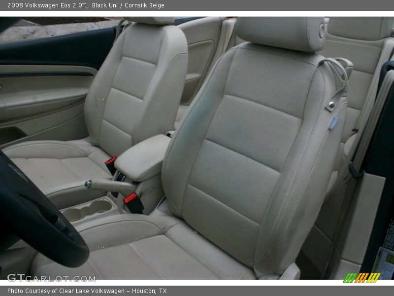 Black Uni / Cornsilk Beige 2008 Volkswagen Eos 2.0T