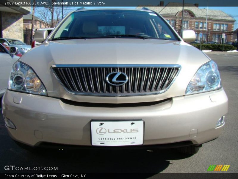 Savannah Beige Metallic / Ivory 2007 Lexus RX 350 AWD