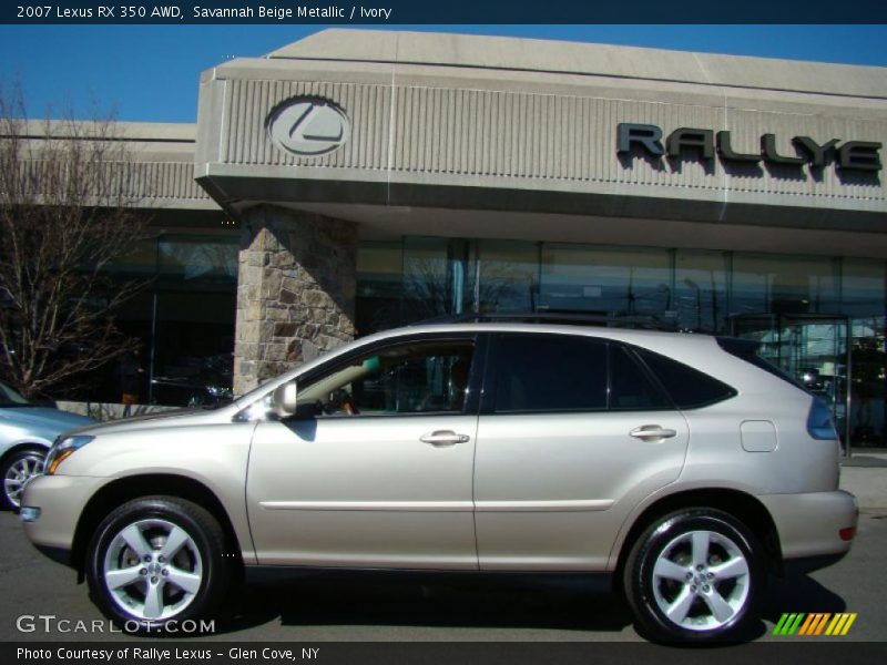 Savannah Beige Metallic / Ivory 2007 Lexus RX 350 AWD