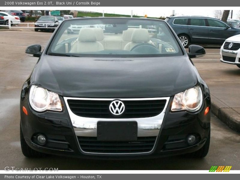 Black Uni / Cornsilk Beige 2008 Volkswagen Eos 2.0T