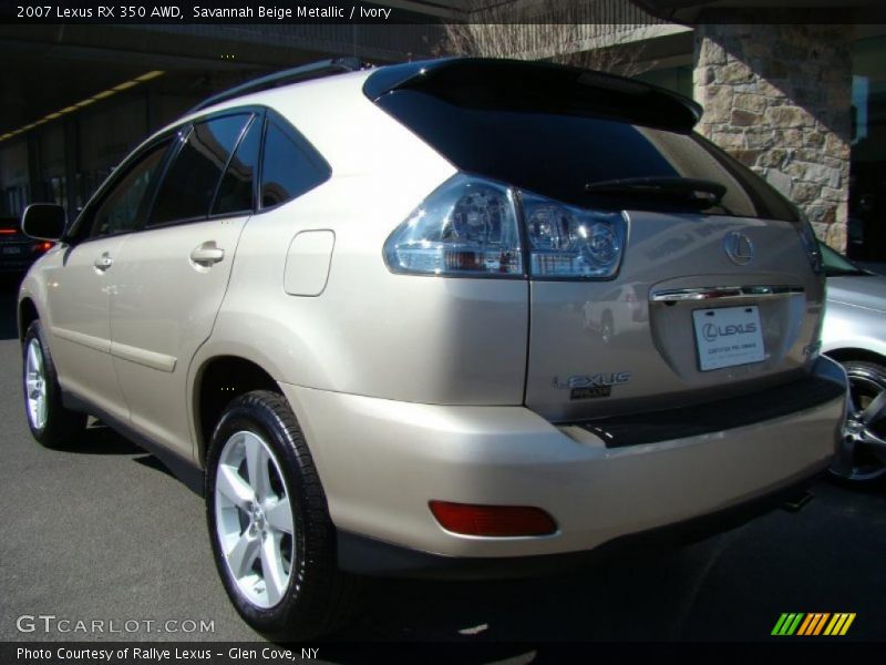 Savannah Beige Metallic / Ivory 2007 Lexus RX 350 AWD