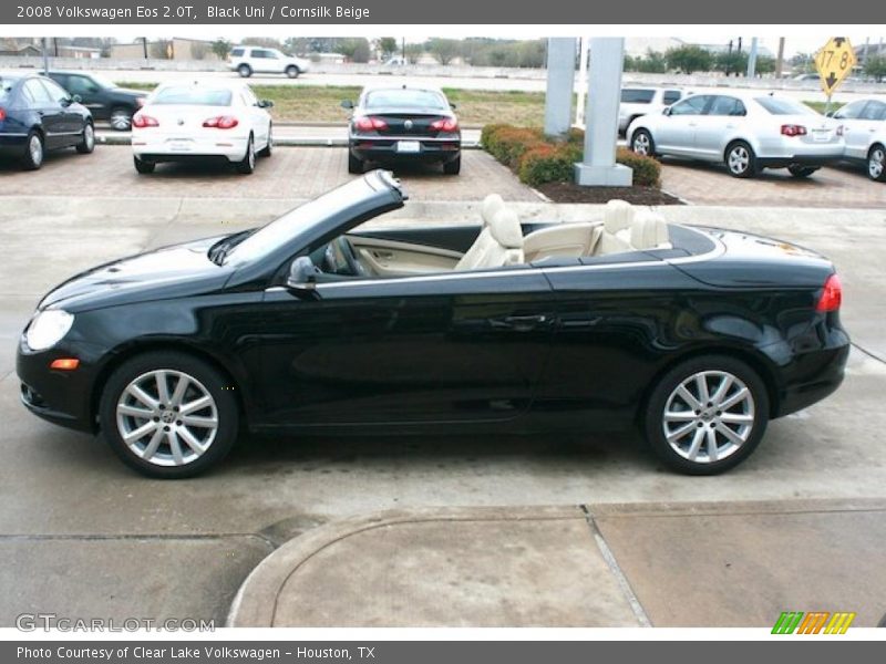 Black Uni / Cornsilk Beige 2008 Volkswagen Eos 2.0T