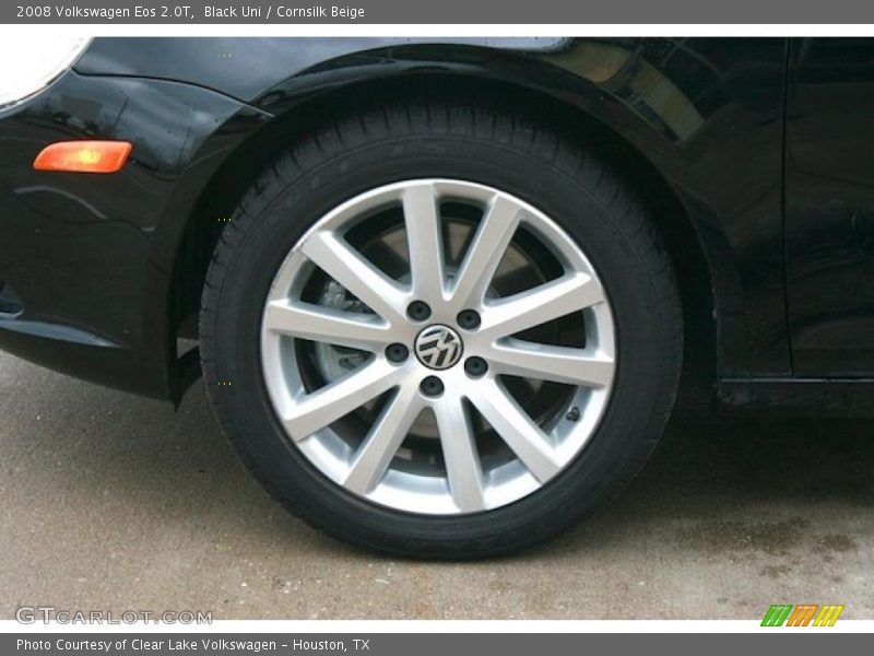 Black Uni / Cornsilk Beige 2008 Volkswagen Eos 2.0T