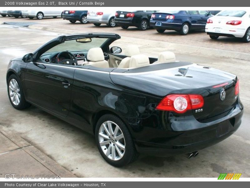 Black Uni / Cornsilk Beige 2008 Volkswagen Eos 2.0T