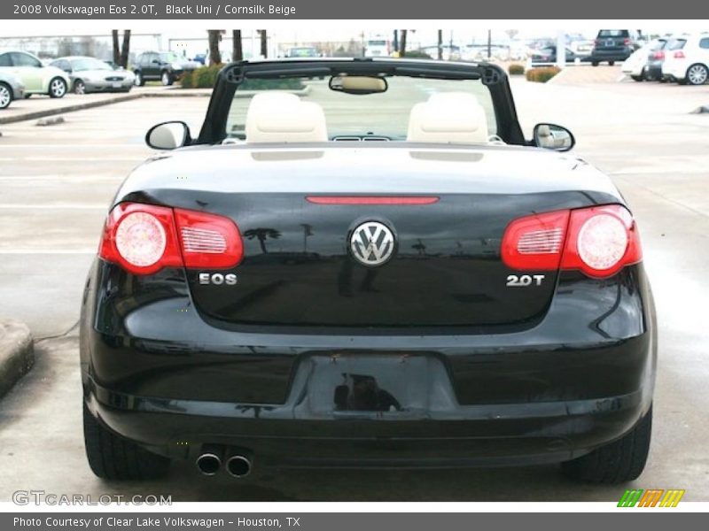 Black Uni / Cornsilk Beige 2008 Volkswagen Eos 2.0T