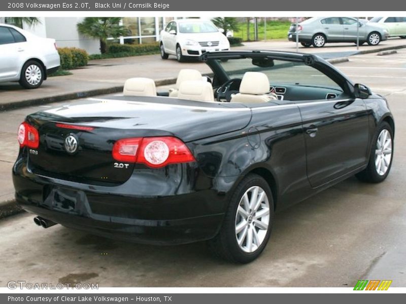 Black Uni / Cornsilk Beige 2008 Volkswagen Eos 2.0T
