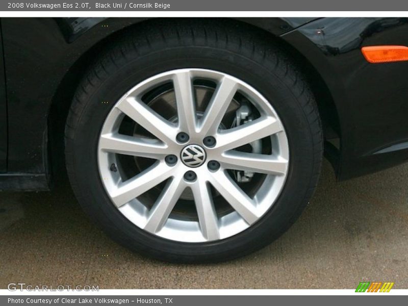 Black Uni / Cornsilk Beige 2008 Volkswagen Eos 2.0T