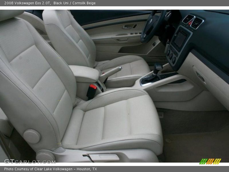 Black Uni / Cornsilk Beige 2008 Volkswagen Eos 2.0T