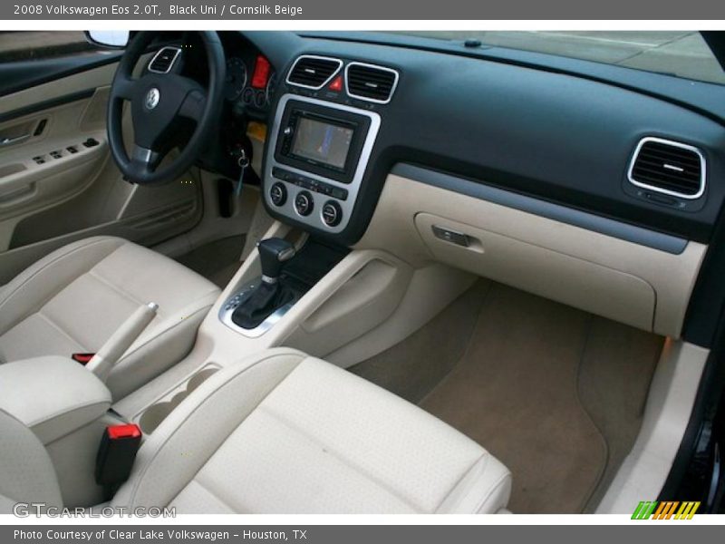 Black Uni / Cornsilk Beige 2008 Volkswagen Eos 2.0T