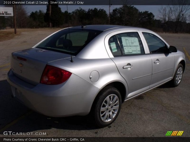 Silver Ice Metallic / Gray 2010 Chevrolet Cobalt LS Sedan