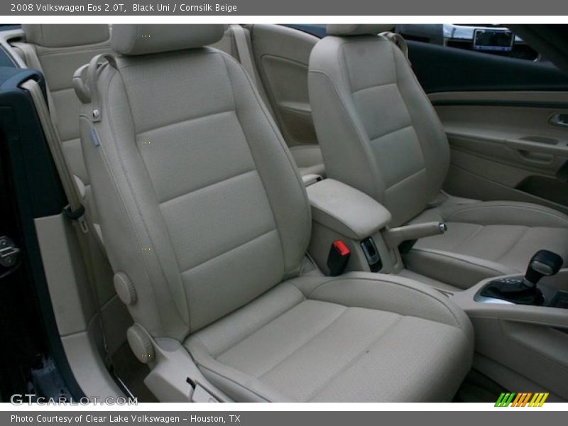 Black Uni / Cornsilk Beige 2008 Volkswagen Eos 2.0T