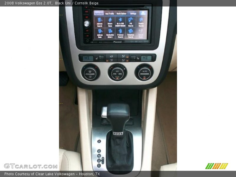 Black Uni / Cornsilk Beige 2008 Volkswagen Eos 2.0T