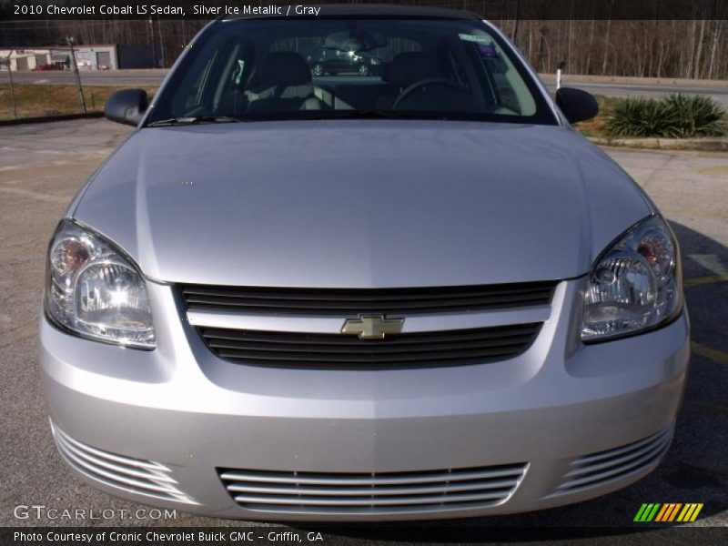 Silver Ice Metallic / Gray 2010 Chevrolet Cobalt LS Sedan