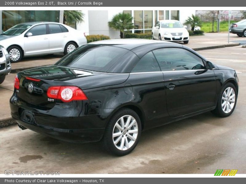 Black Uni / Cornsilk Beige 2008 Volkswagen Eos 2.0T