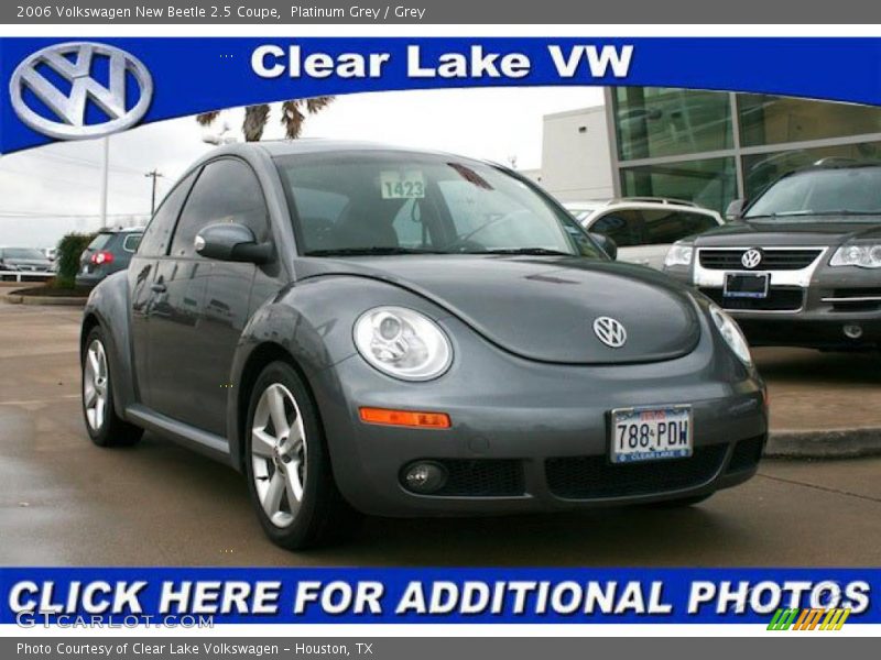 Platinum Grey / Grey 2006 Volkswagen New Beetle 2.5 Coupe
