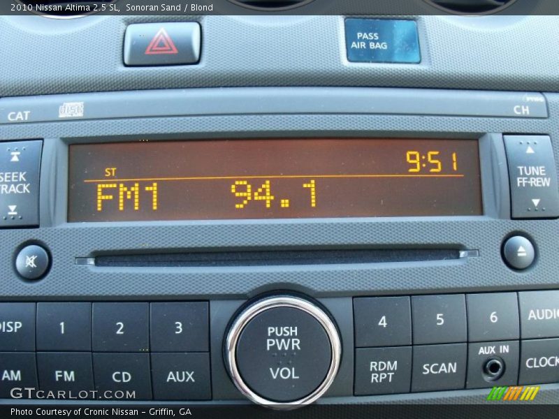 Sonoran Sand / Blond 2010 Nissan Altima 2.5 SL