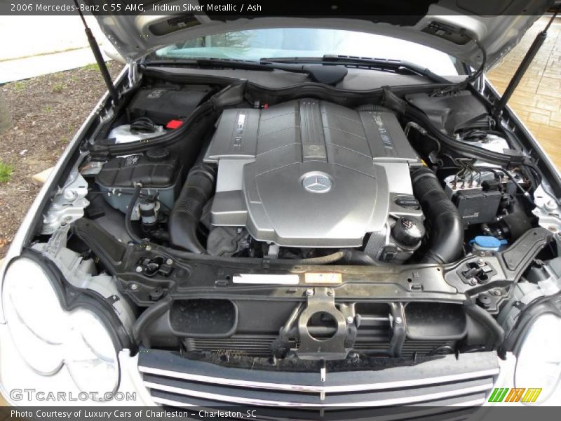 Iridium Silver Metallic / Ash 2006 Mercedes-Benz C 55 AMG