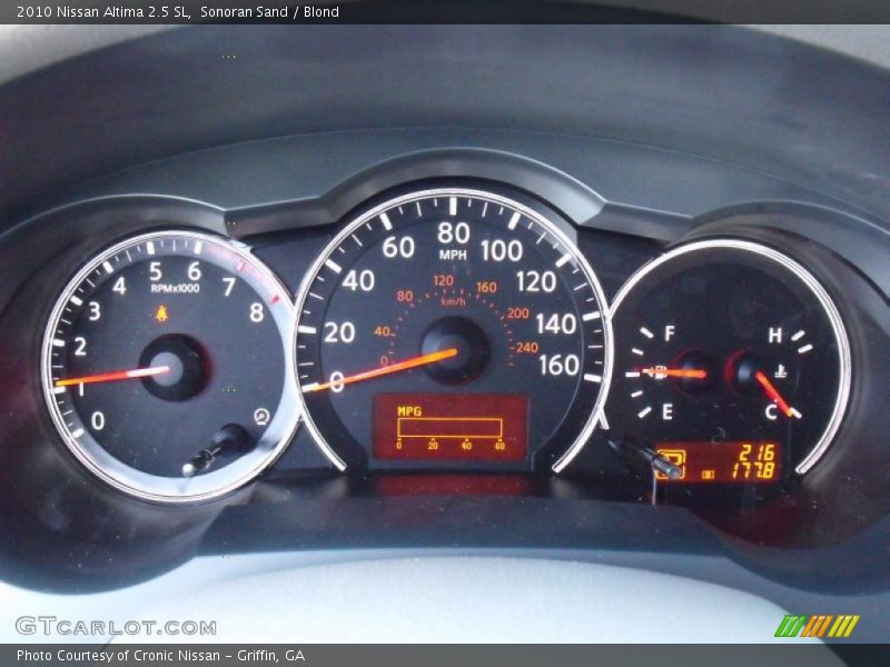 Sonoran Sand / Blond 2010 Nissan Altima 2.5 SL