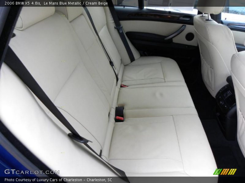 Le Mans Blue Metallic / Cream Beige 2006 BMW X5 4.8is