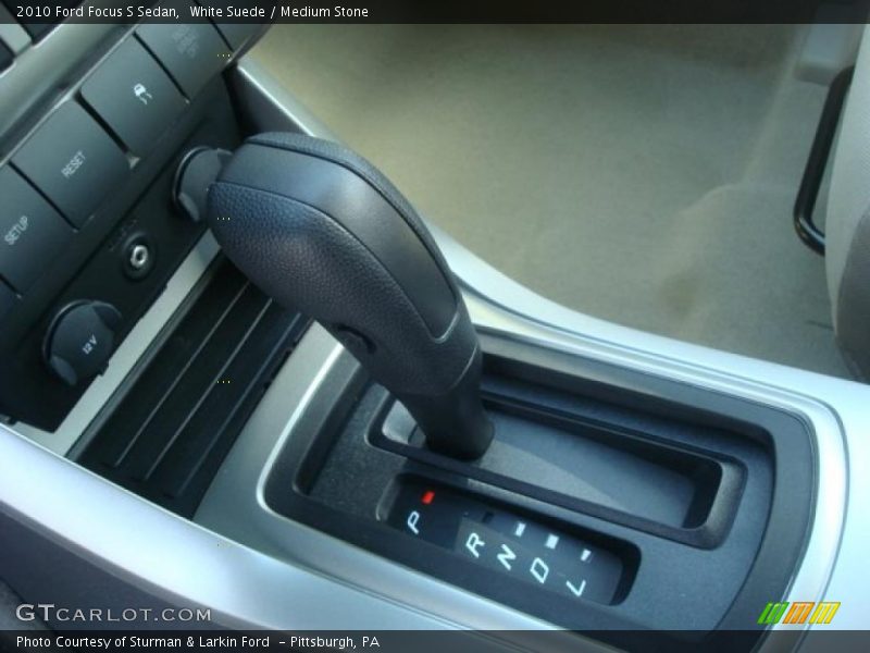 White Suede / Medium Stone 2010 Ford Focus S Sedan