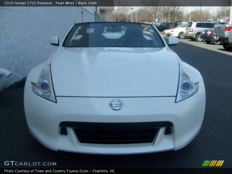 Pearl White / Black Cloth 2010 Nissan 370Z Roadster