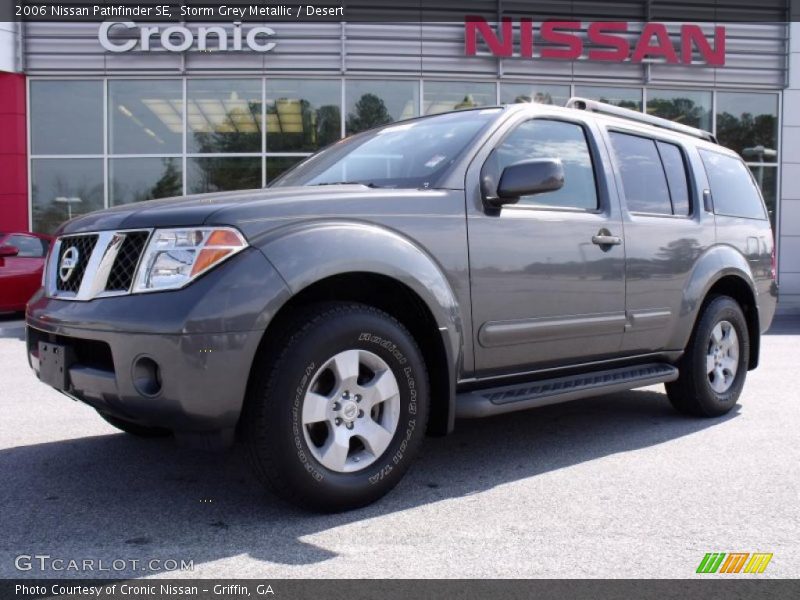Storm Grey Metallic / Desert 2006 Nissan Pathfinder SE