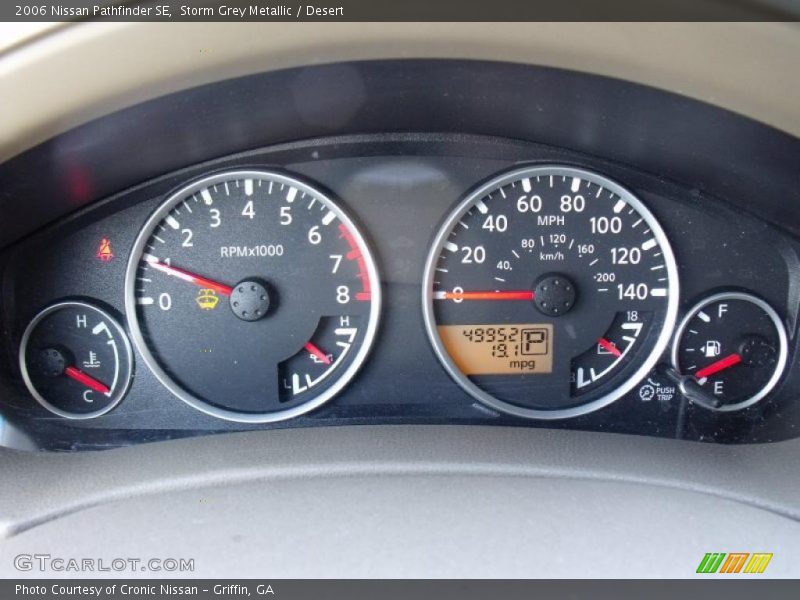 Storm Grey Metallic / Desert 2006 Nissan Pathfinder SE