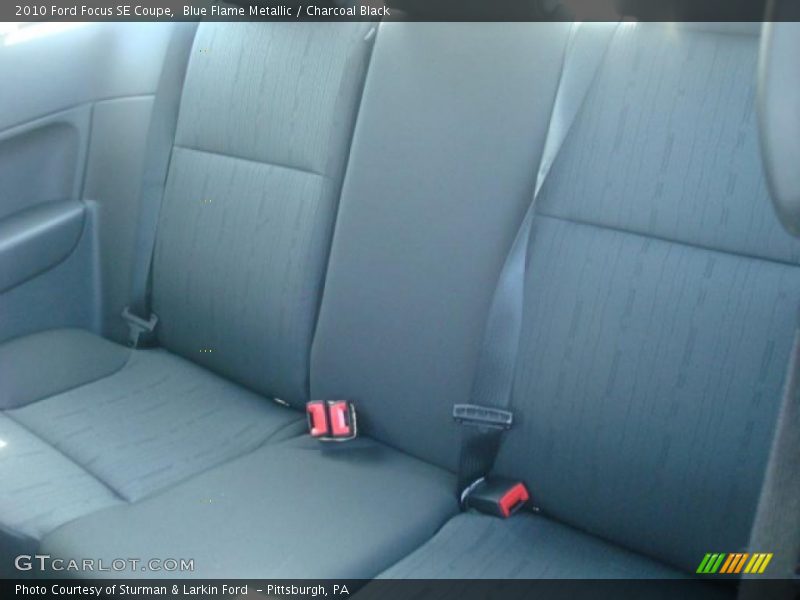 Blue Flame Metallic / Charcoal Black 2010 Ford Focus SE Coupe