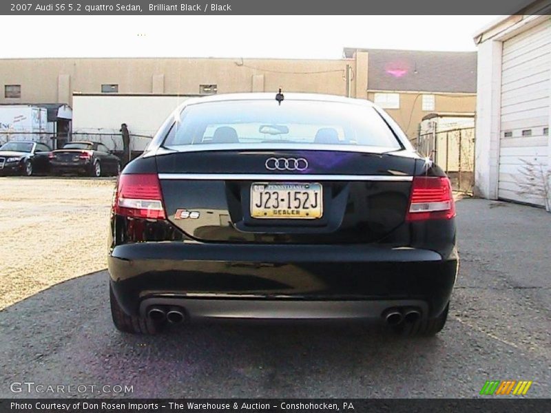 Brilliant Black / Black 2007 Audi S6 5.2 quattro Sedan