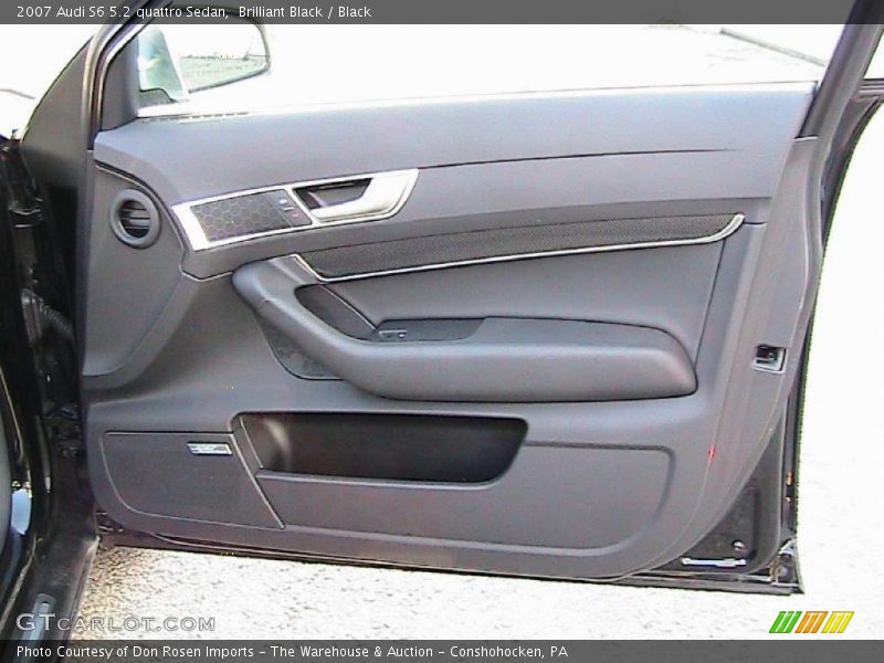 Brilliant Black / Black 2007 Audi S6 5.2 quattro Sedan